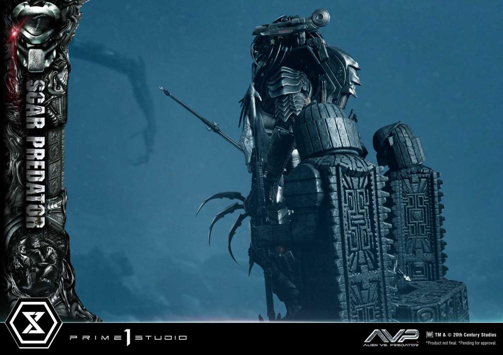 Alien vs. Predator Museum Masterline Scar Predator (Deluxe Ver.) 1/3 Scale Statue Gallery Image 107