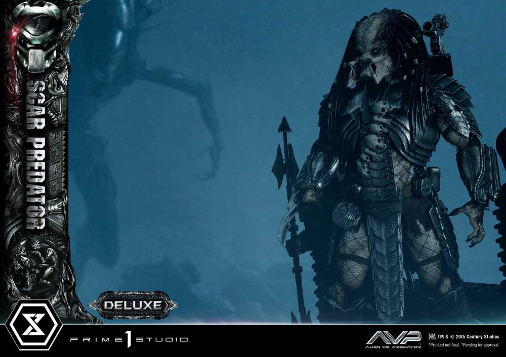 Alien vs. Predator Museum Masterline Scar Predator (Deluxe Ver.) 1/3 Scale Statue Gallery Image 100