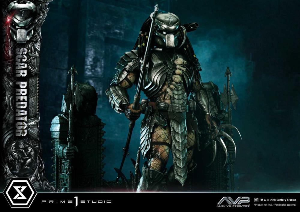 Alien vs. Predator Museum Masterline Scar Predator (Deluxe Ver.) 1/3 Scale Statue Gallery Image 65