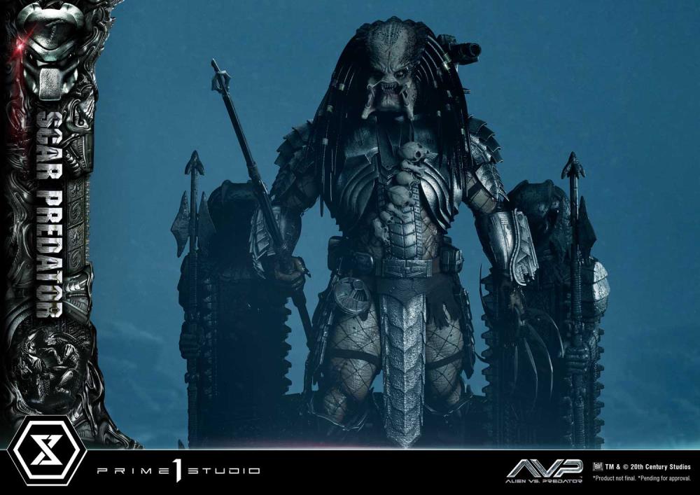 Alien vs. Predator Museum Masterline Scar Predator (Deluxe Ver.) 1/3 Scale Statue Gallery Image 106