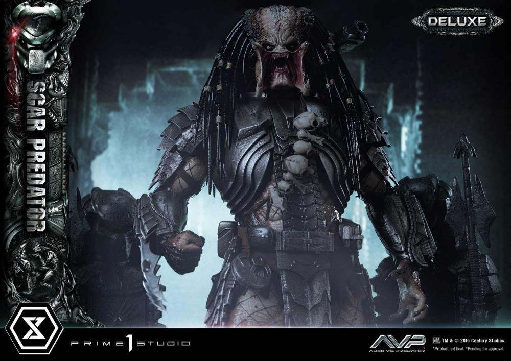 Alien vs. Predator Museum Masterline Scar Predator (Deluxe Ver.) 1/3 Scale Statue Gallery Image 85