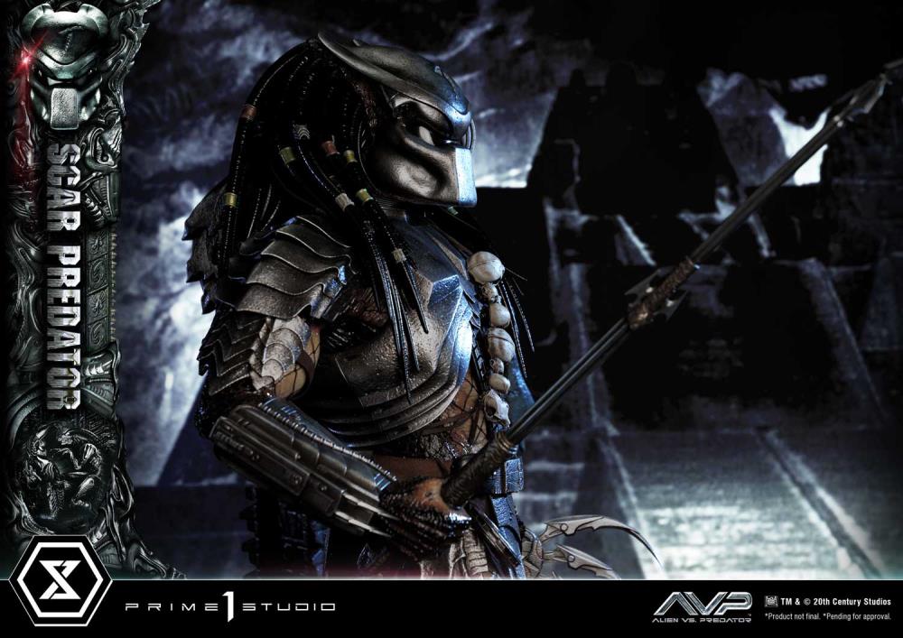 Alien vs. Predator Museum Masterline Scar Predator (Deluxe Ver.) 1/3 Scale Statue Gallery Image 117