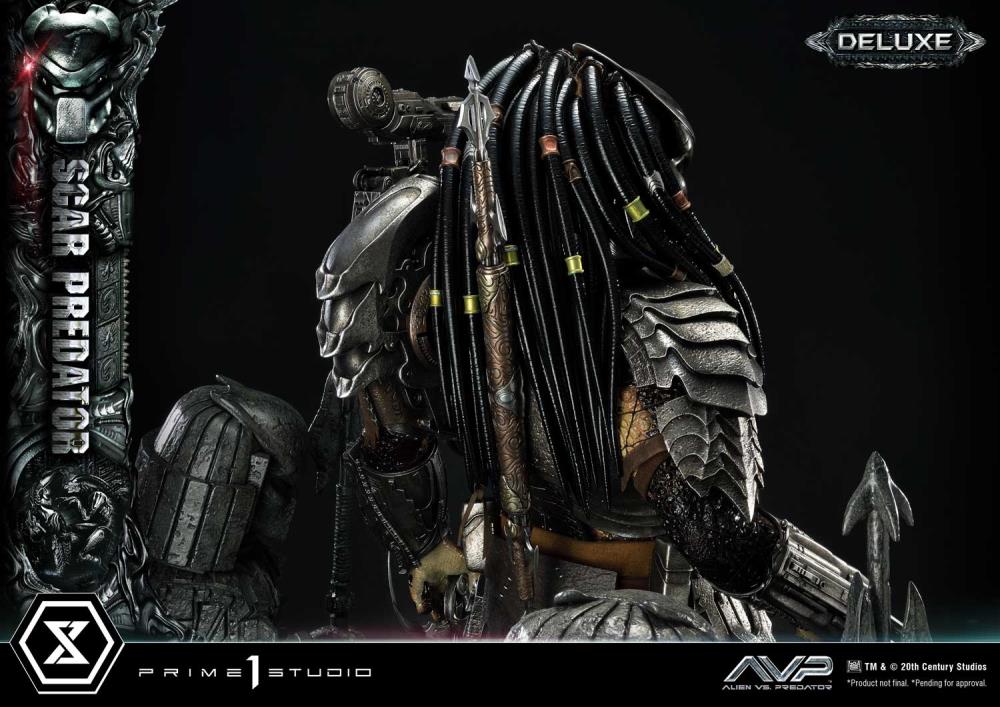 Alien vs. Predator Museum Masterline Scar Predator (Deluxe Ver.) 1/3 Scale Statue Gallery Image 10