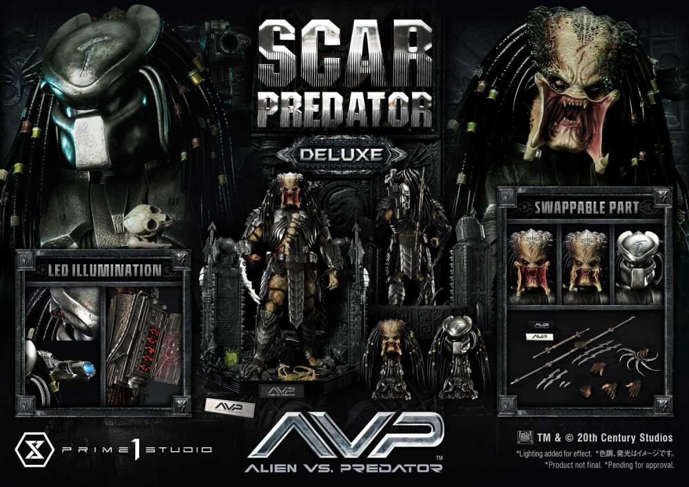 Alien vs. Predator Museum Masterline Scar Predator (Deluxe Ver.) 1/3 Scale Statue Gallery Image 132