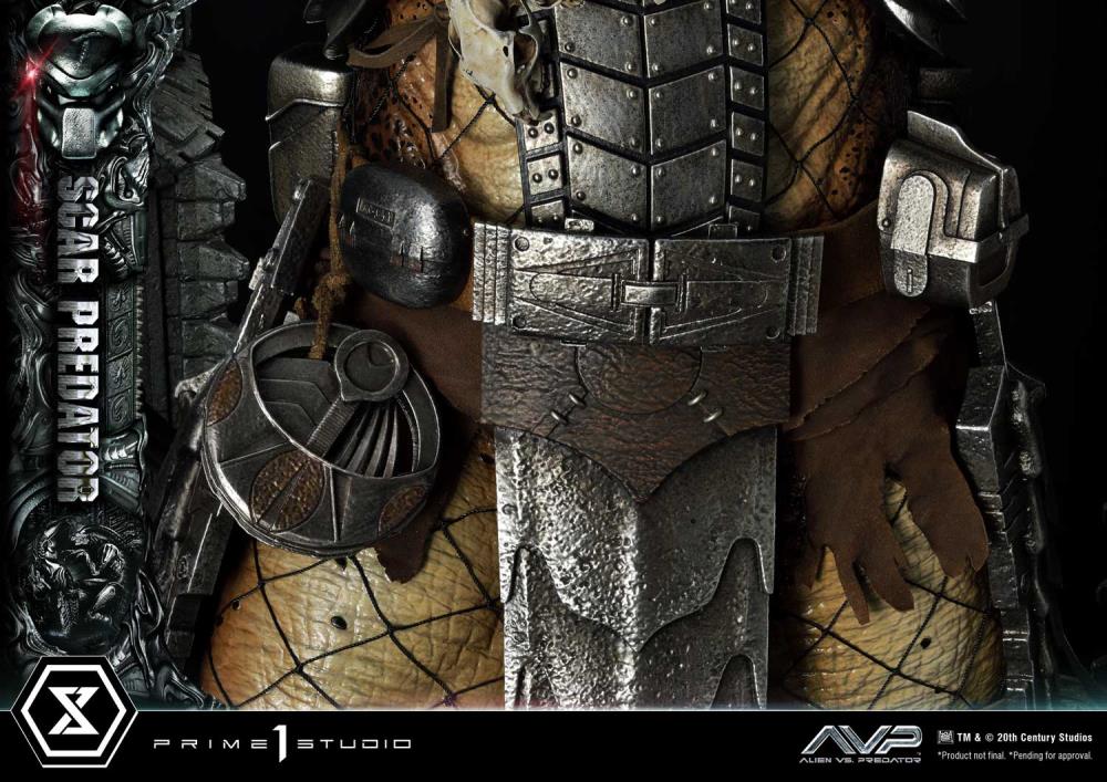 Alien vs. Predator Museum Masterline Scar Predator (Deluxe Ver.) 1/3 Scale Statue Gallery Image 39