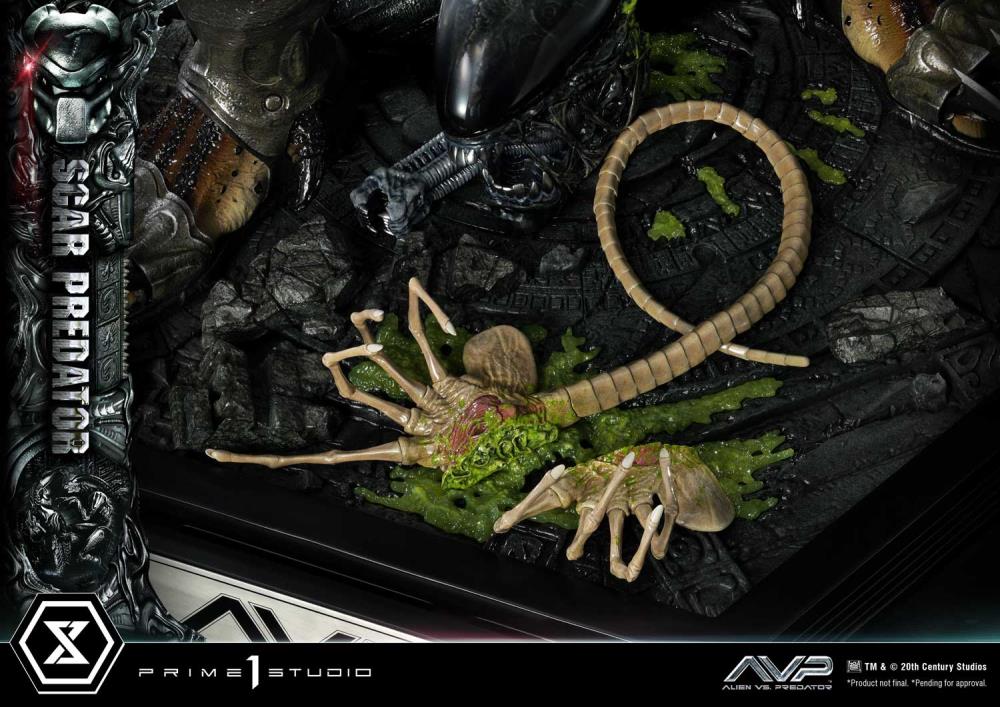 Alien vs. Predator Museum Masterline Scar Predator (Deluxe Ver.) 1/3 Scale Statue Gallery Image 43