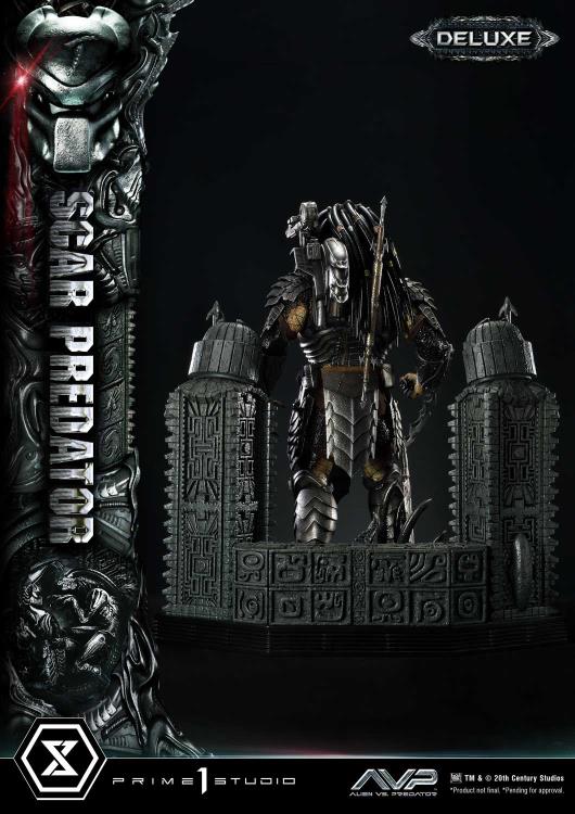 Alien vs. Predator Museum Masterline Scar Predator (Deluxe Ver.) 1/3 Scale Statue Gallery Image 9