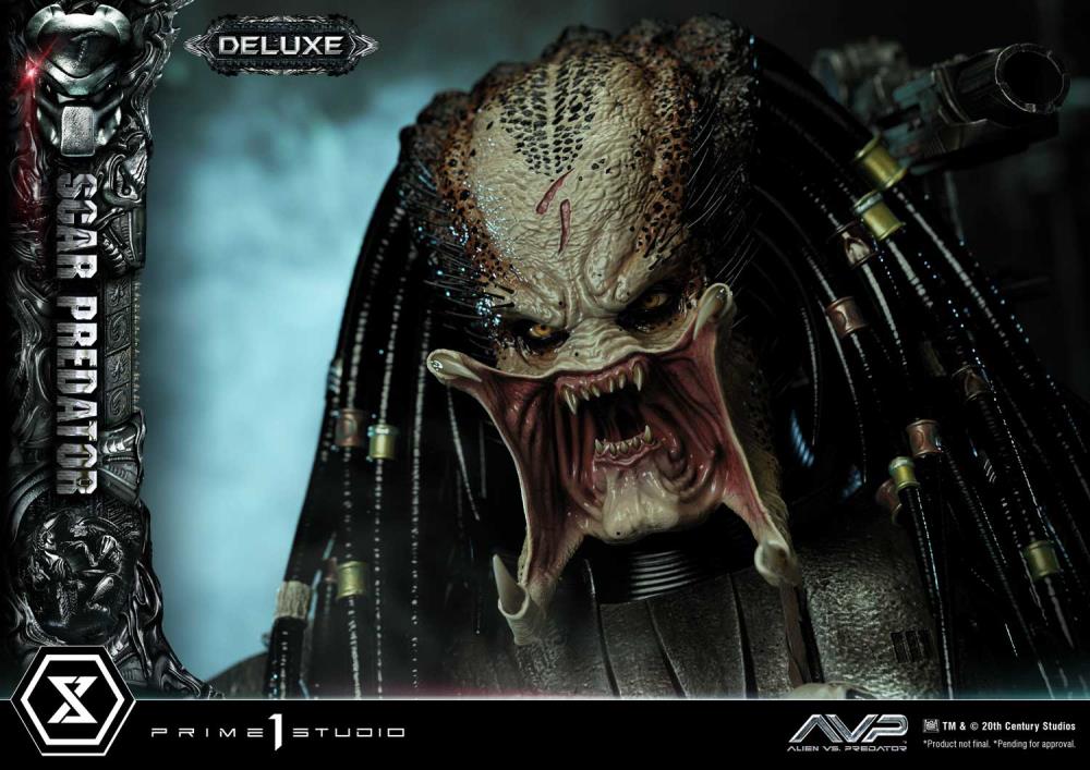 Alien vs. Predator Museum Masterline Scar Predator (Deluxe Ver.) 1/3 Scale Statue Gallery Image 55