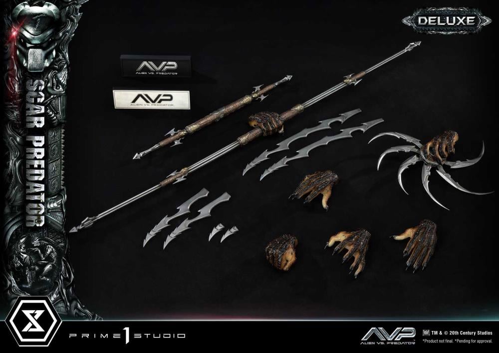 Alien vs. Predator Museum Masterline Scar Predator (Deluxe Ver.) 1/3 Scale Statue Gallery Image 48