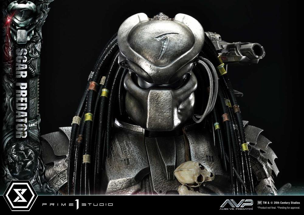 Alien vs. Predator Museum Masterline Scar Predator (Deluxe Ver.) 1/3 Scale Statue Gallery Image 27