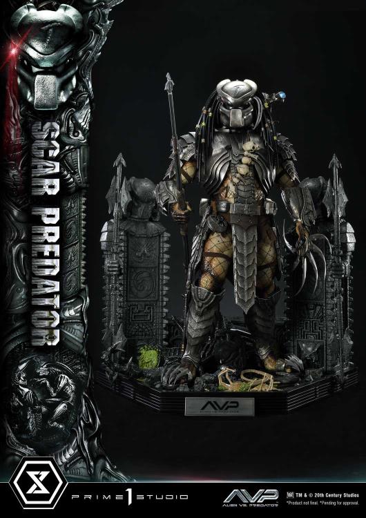 Alien vs. Predator Museum Masterline Scar Predator (Deluxe Ver.) 1/3 Scale Statue Gallery Image 11