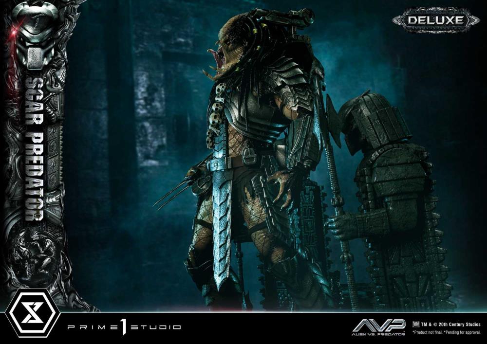 Alien vs. Predator Museum Masterline Scar Predator (Deluxe Ver.) 1/3 Scale Statue Gallery Image 53