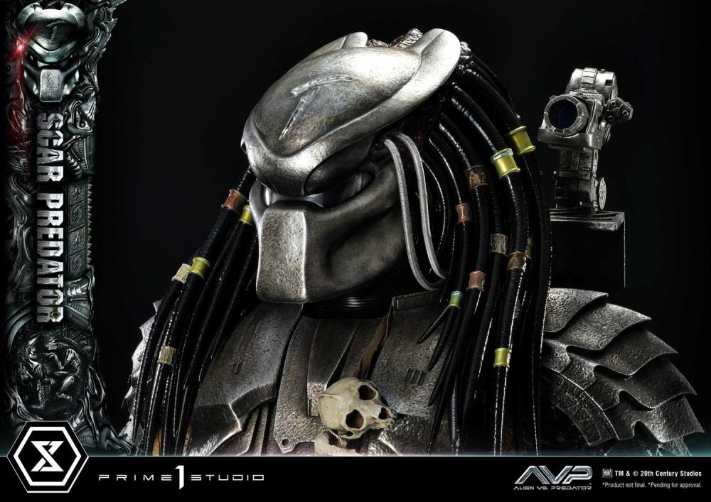 Alien vs. Predator Museum Masterline Scar Predator (Deluxe Ver.) 1/3 Scale Statue Gallery Image 28