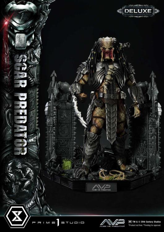 Alien vs. Predator Museum Masterline Scar Predator (Deluxe Ver.) 1/3 Scale Statue Gallery Image 4