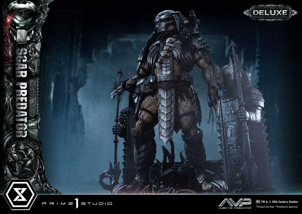 Alien vs. Predator Museum Masterline Scar Predator (Deluxe Ver.) 1/3 Scale Statue Gallery Image 111