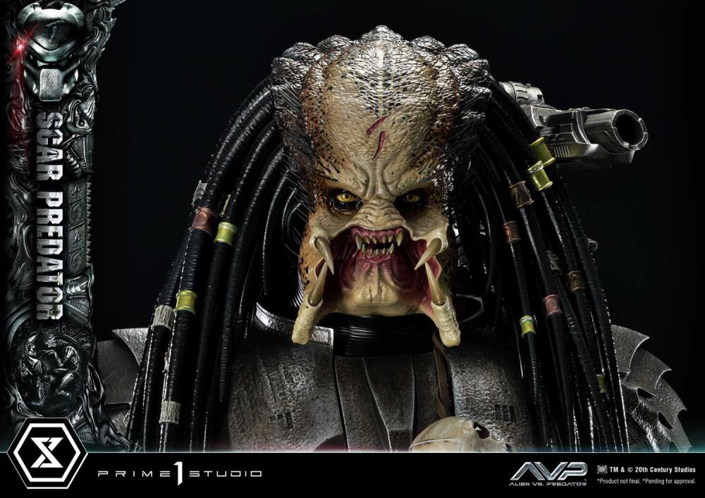 Alien vs. Predator Museum Masterline Scar Predator (Deluxe Ver.) 1/3 Scale Statue Gallery Image 19