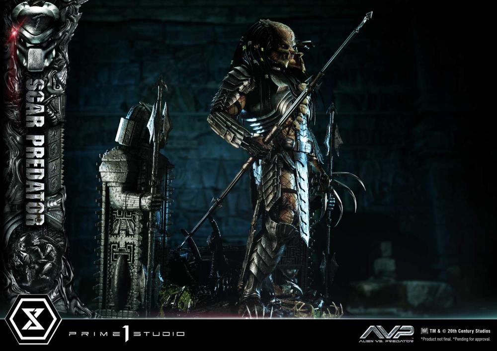 Alien vs. Predator Museum Masterline Scar Predator (Deluxe Ver.) 1/3 Scale Statue Gallery Image 72