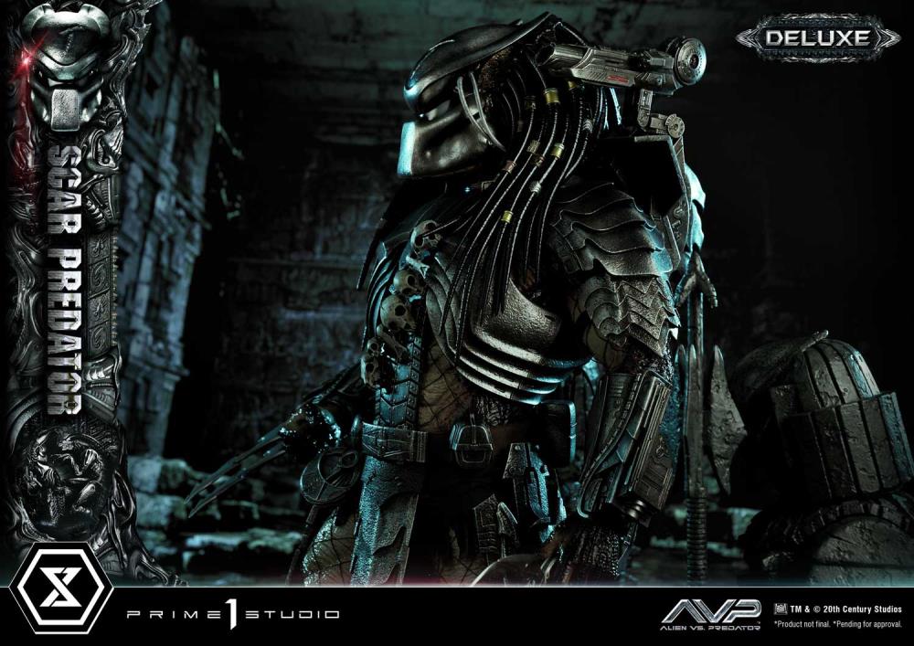 Alien vs. Predator Museum Masterline Scar Predator (Deluxe Ver.) 1/3 Scale Statue Gallery Image 62