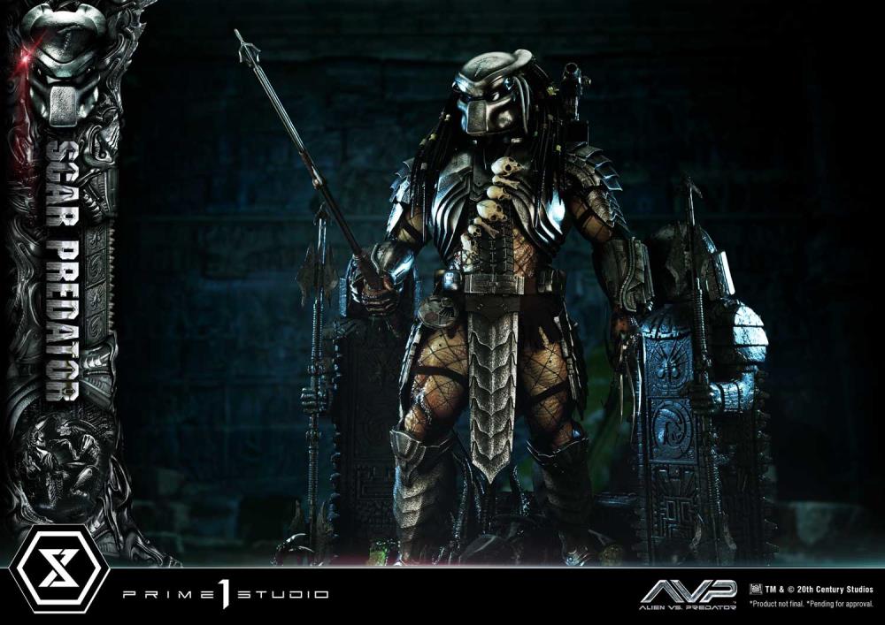 Alien vs. Predator Museum Masterline Scar Predator (Deluxe Ver.) 1/3 Scale Statue Gallery Image 66