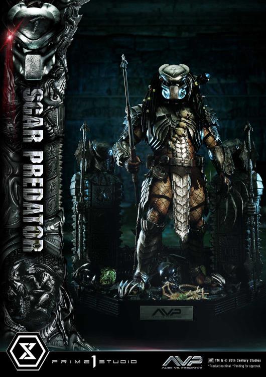Alien vs. Predator Museum Masterline Scar Predator (Deluxe Ver.) 1/3 Scale Statue Gallery Image 63