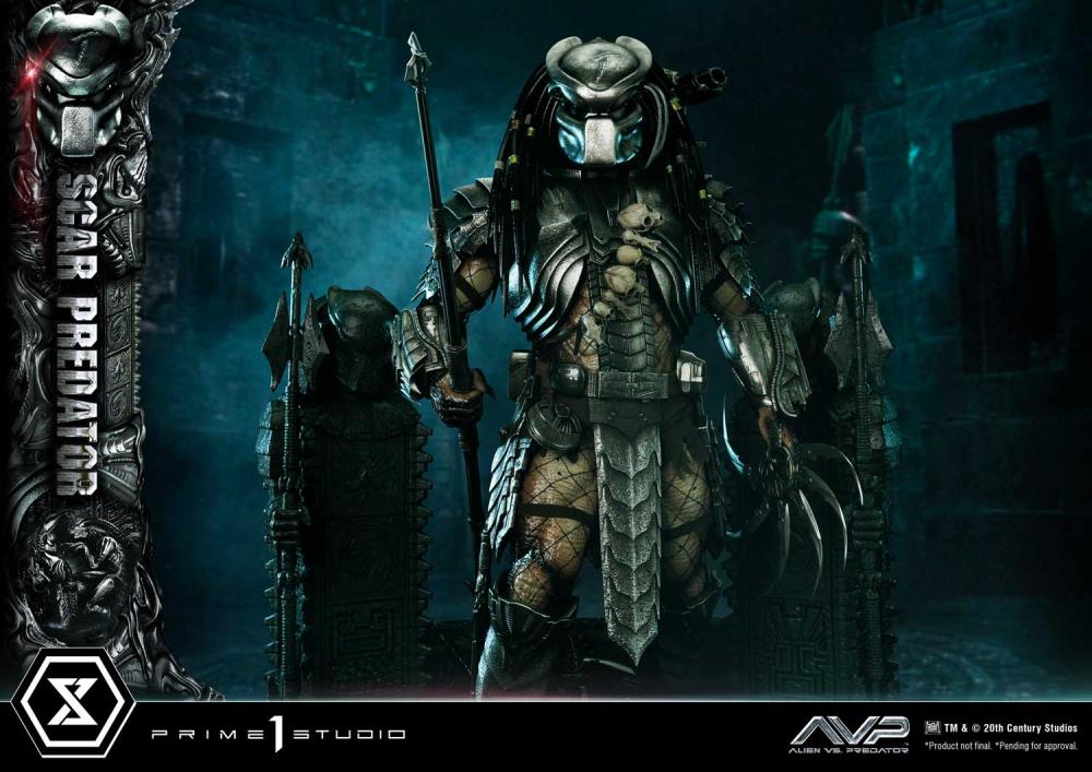 Alien vs. Predator Museum Masterline Scar Predator (Deluxe Ver.) 1/3 Scale Statue Gallery Image 64