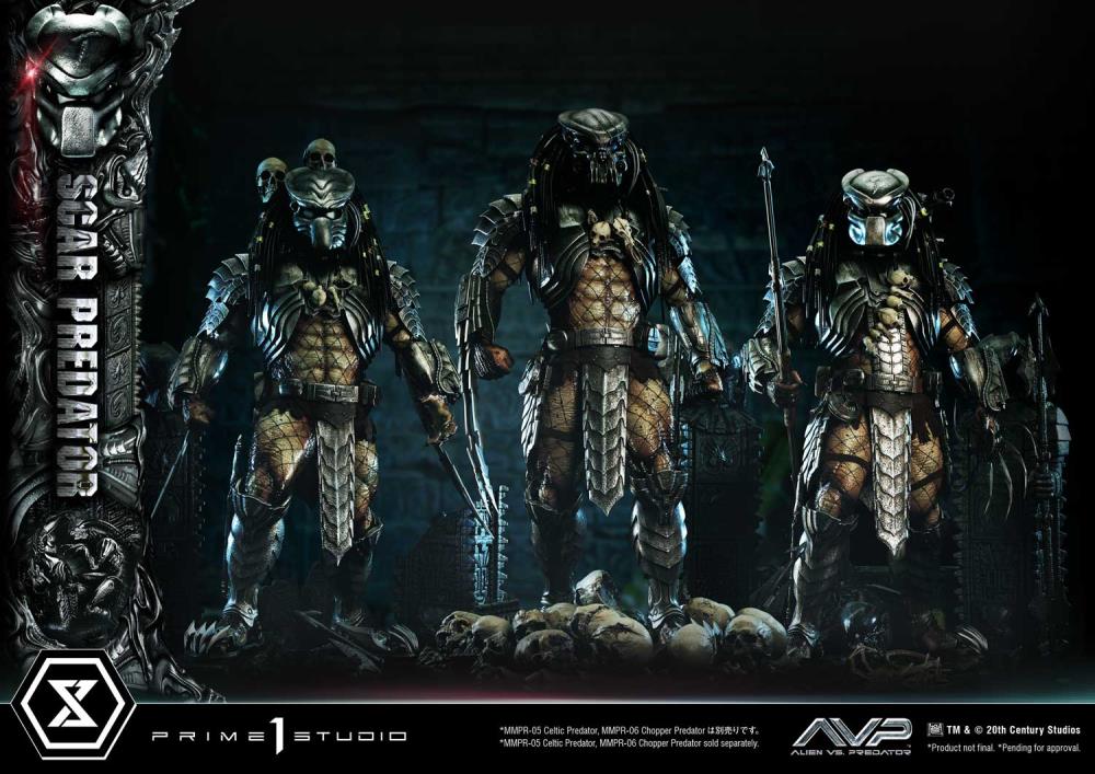 Alien vs. Predator Museum Masterline Scar Predator (Deluxe Ver.) 1/3 Scale Statue Gallery Image 129