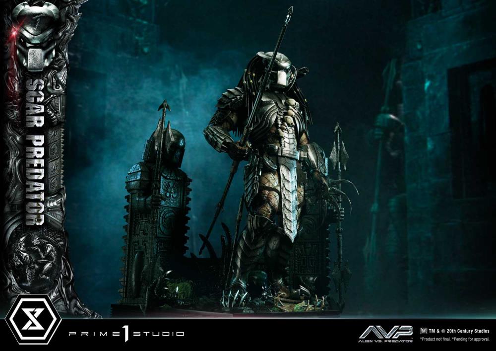Alien vs. Predator Museum Masterline Scar Predator (Deluxe Ver.) 1/3 Scale Statue Gallery Image 67