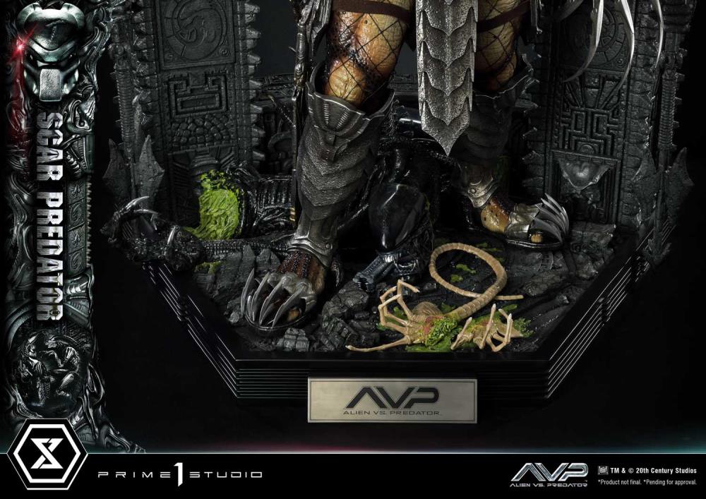 Alien vs. Predator Museum Masterline Scar Predator (Deluxe Ver.) 1/3 Scale Statue Gallery Image 42