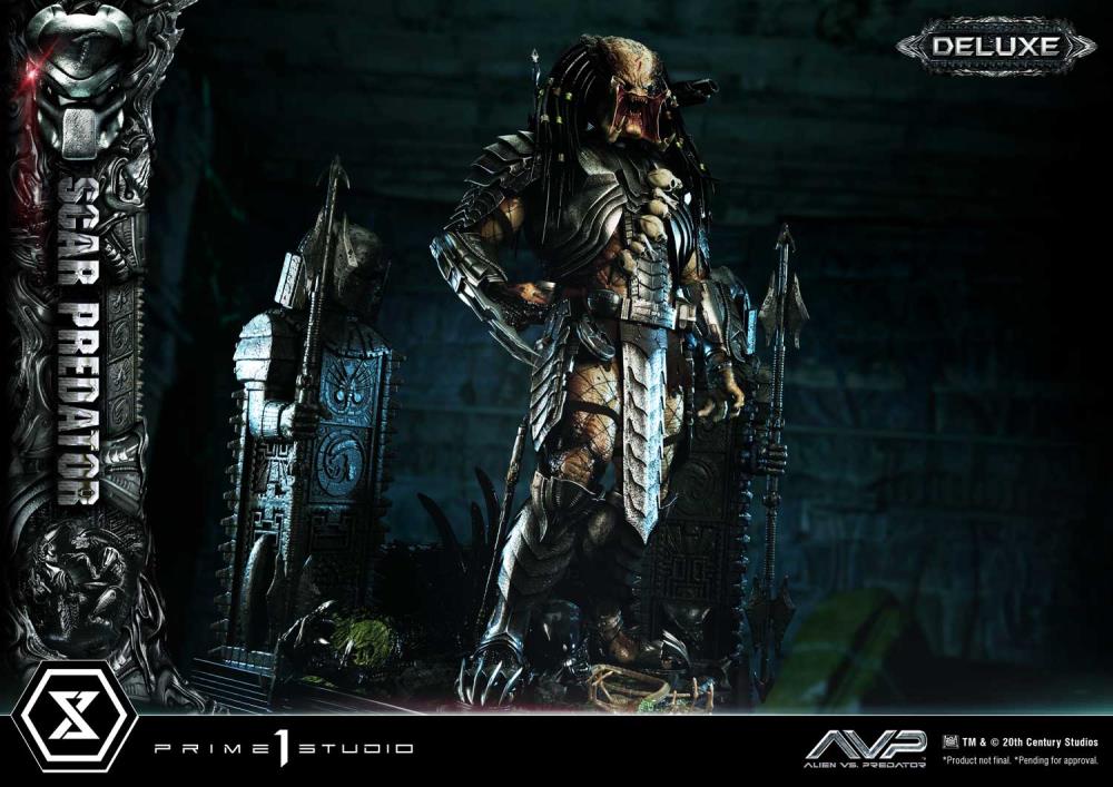 Alien vs. Predator Museum Masterline Scar Predator (Deluxe Ver.) 1/3 Scale Statue Gallery Image 52