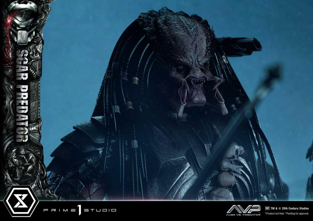 Alien vs. Predator Museum Masterline Scar Predator (Deluxe Ver.) 1/3 Scale Statue Gallery Image 109