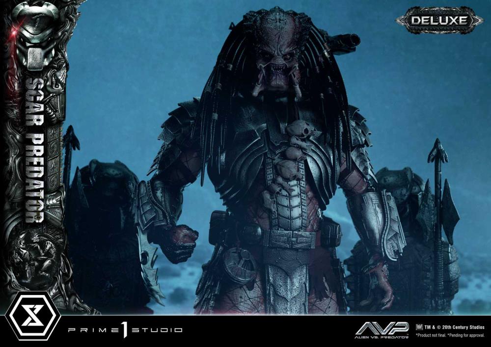 Alien vs. Predator Museum Masterline Scar Predator (Deluxe Ver.) 1/3 Scale Statue Gallery Image 103