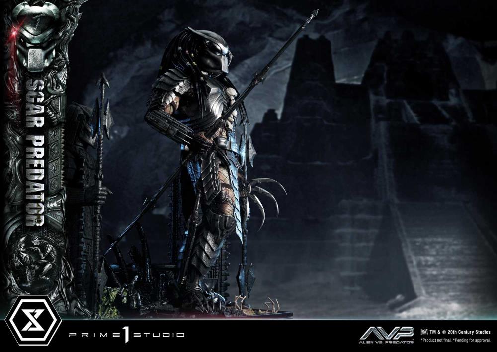 Alien vs. Predator Museum Masterline Scar Predator (Deluxe Ver.) 1/3 Scale Statue Gallery Image 119