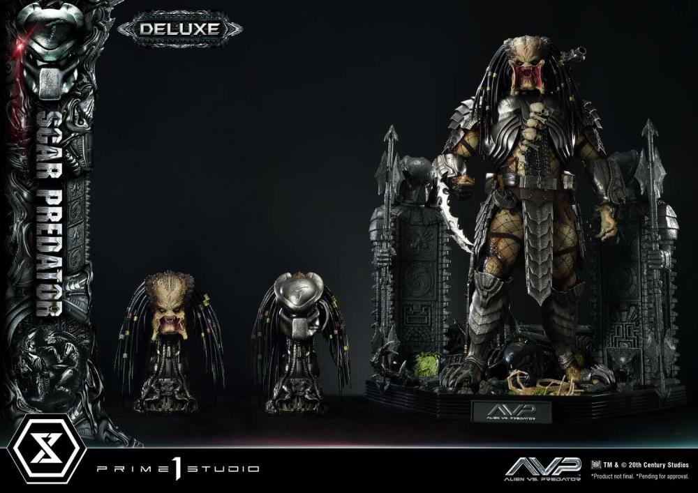 Alien vs. Predator Museum Masterline Scar Predator (Deluxe Ver.) 1/3 Scale Statue Gallery Image 31