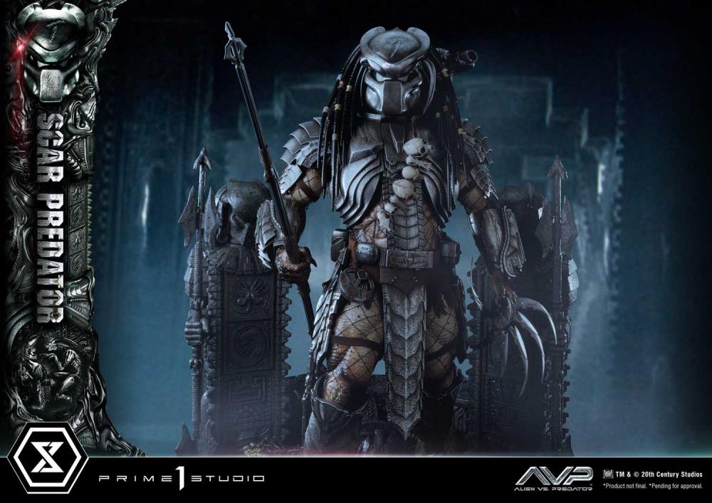 Alien vs. Predator Museum Masterline Scar Predator (Deluxe Ver.) 1/3 Scale Statue Gallery Image 114