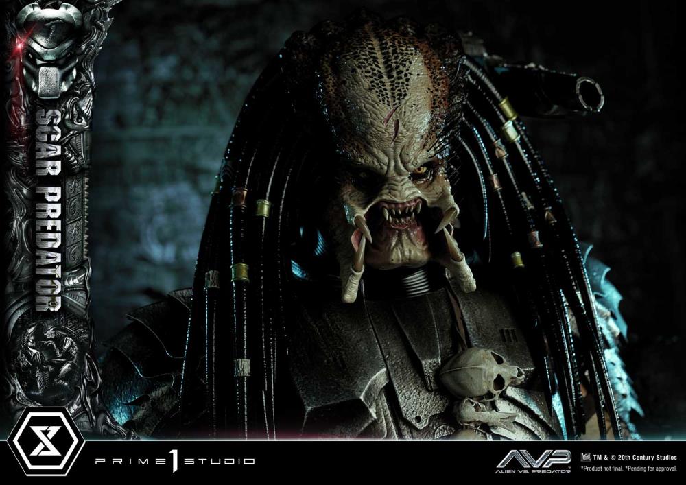 Alien vs. Predator Museum Masterline Scar Predator (Deluxe Ver.) 1/3 Scale Statue Gallery Image 73