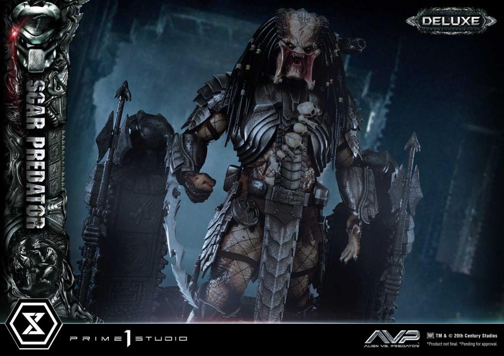 Alien vs. Predator Museum Masterline Scar Predator (Deluxe Ver.) 1/3 Scale Statue Gallery Image 112