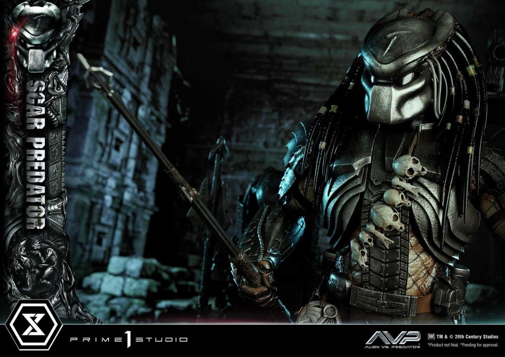Alien vs. Predator Museum Masterline Scar Predator (Deluxe Ver.) 1/3 Scale Statue Gallery Image 69