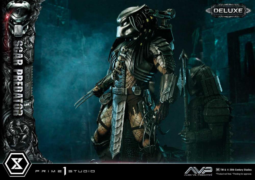 Alien vs. Predator Museum Masterline Scar Predator (Deluxe Ver.) 1/3 Scale Statue Gallery Image 59