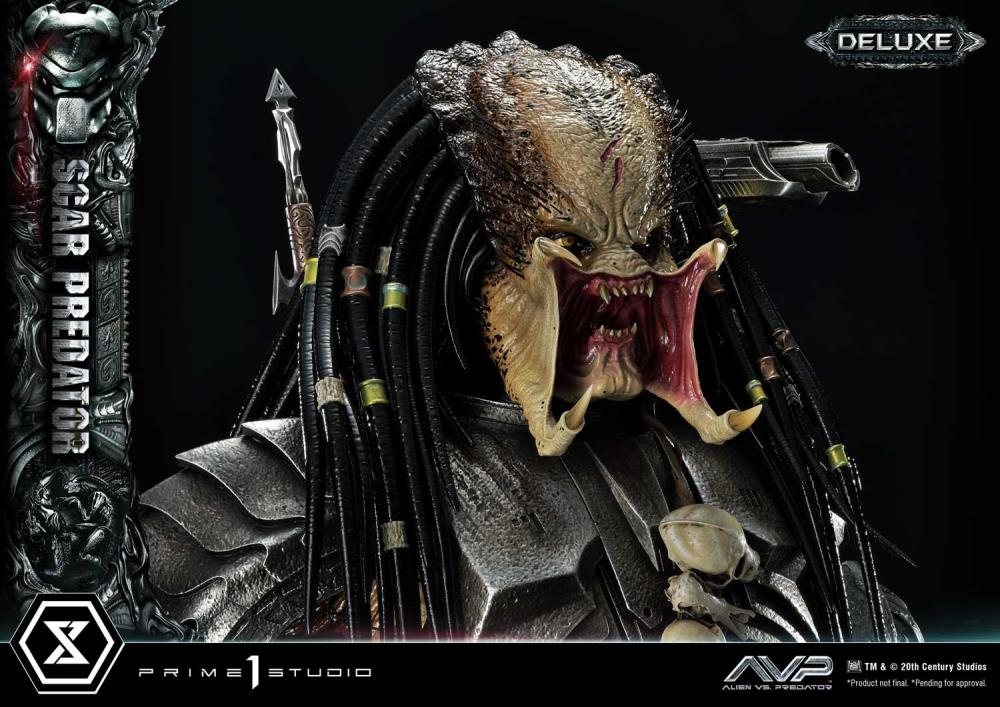 Alien vs. Predator Museum Masterline Scar Predator (Deluxe Ver.) 1/3 Scale Statue Gallery Image 24
