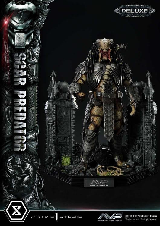 Alien vs. Predator Museum Masterline Scar Predator (Deluxe Ver.) 1/3 Scale Statue Gallery Image 5