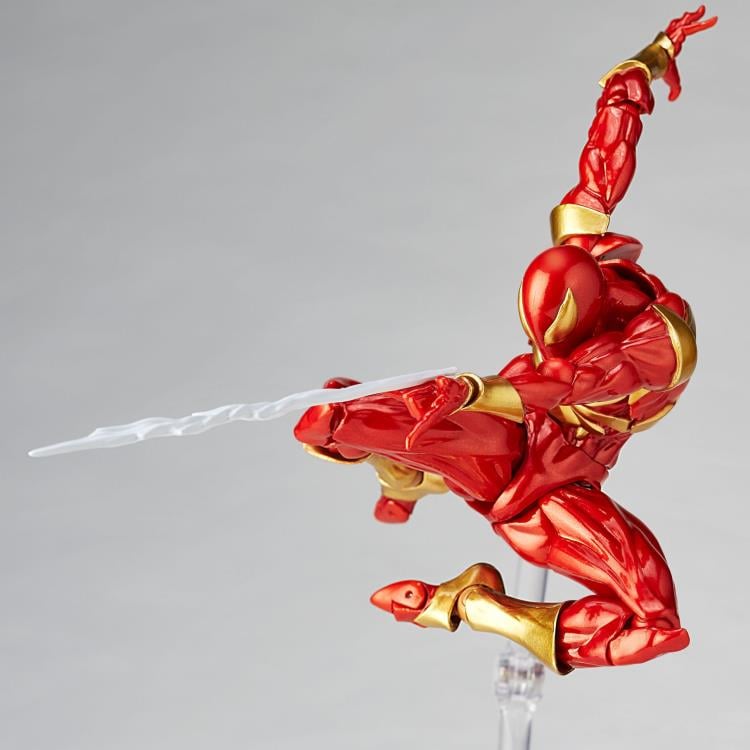 P*i様 REVOLTECH IRON SPIDER フィギュア Revoltech Kaiyodo Amazing Yamaguchi Iron Spider Reissue from JAPAN
