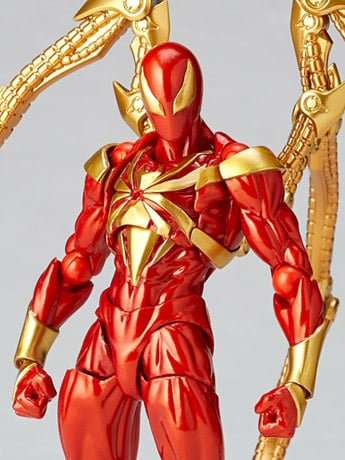 Amazing Yamaguchi Revoltech Iron Spider Action Figure