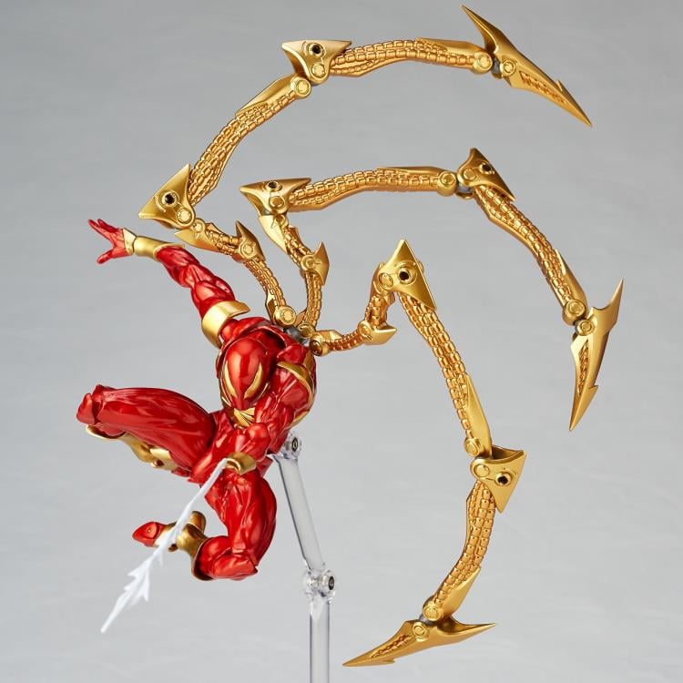 Marvel Amazing Yamaguchi Revoltech No.023 Iron Spider Action Figure (Reissue) Gallery Image 10