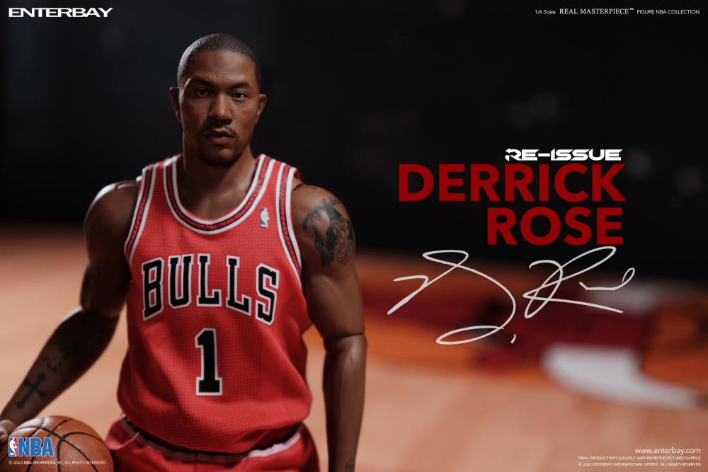 NBA Real Masterpiece Derrick Rose (Limited Retro Edition) 1/6 Scale Figure Gallery Image 6