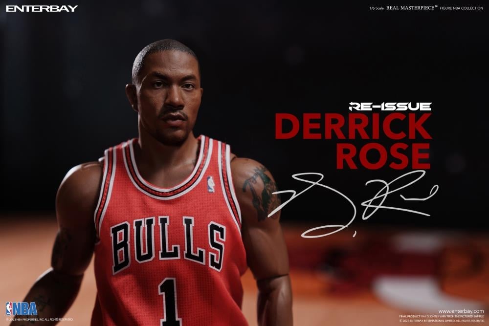 NBA Real Masterpiece Derrick Rose (Limited Retro Edition) 1/6 Scale Figure Gallery Image 7