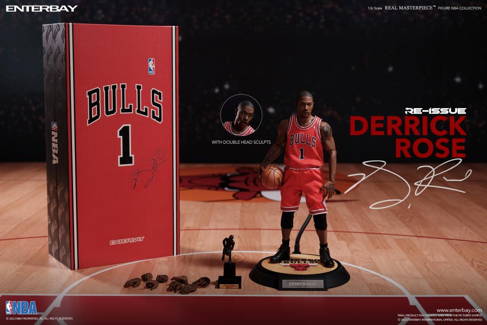 未開封　マクファーレントイズ　NBA ローズ　シカゴブルズ　フィギュア NBA Real Masterpiece Derrick Rose (Limited Retro Edition) 1/6