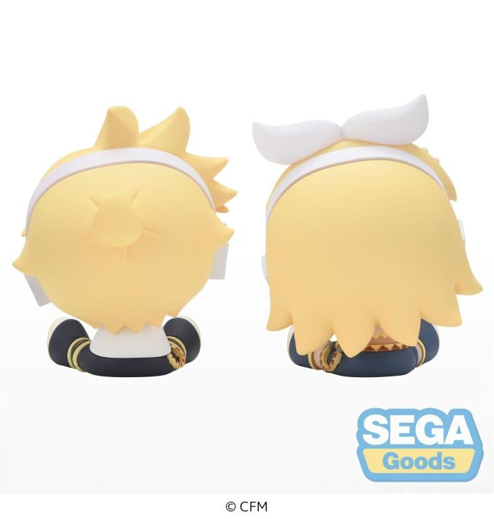 Vocaloid QyuruMe Kagamine Rin & Kagamine Len Set of 2 Mini Figures Gallery Image 6