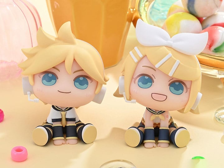 Vocaloid QyuruMe Kagamine Rin & Kagamine Len Set of 2 Mini Figures Gallery Image 1