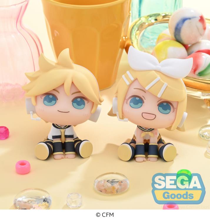 Vocaloid QyuruMe Kagamine Rin & Kagamine Len Set of 2 Mini Figures Gallery Image 3