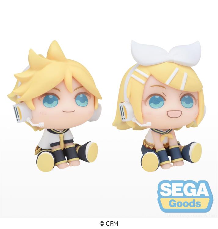 Vocaloid QyuruMe Kagamine Rin & Kagamine Len Set of 2 Mini Figures Gallery Image 7